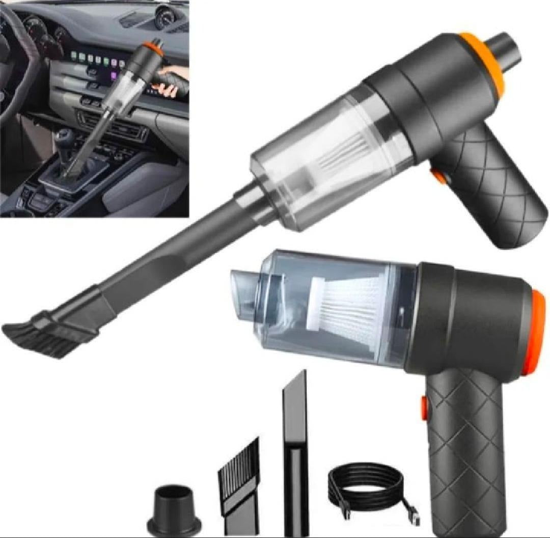 3-in-1 Portable Vacuum Cleaner, Duster & Air Blower | Wireless Handheld Cleaning for Car & Home