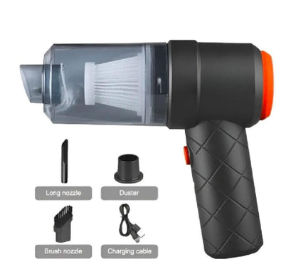 3-in-1 Portable Vacuum Cleaner, Duster & Air Blower | Wireless Handheld Cleaning for Car & Home