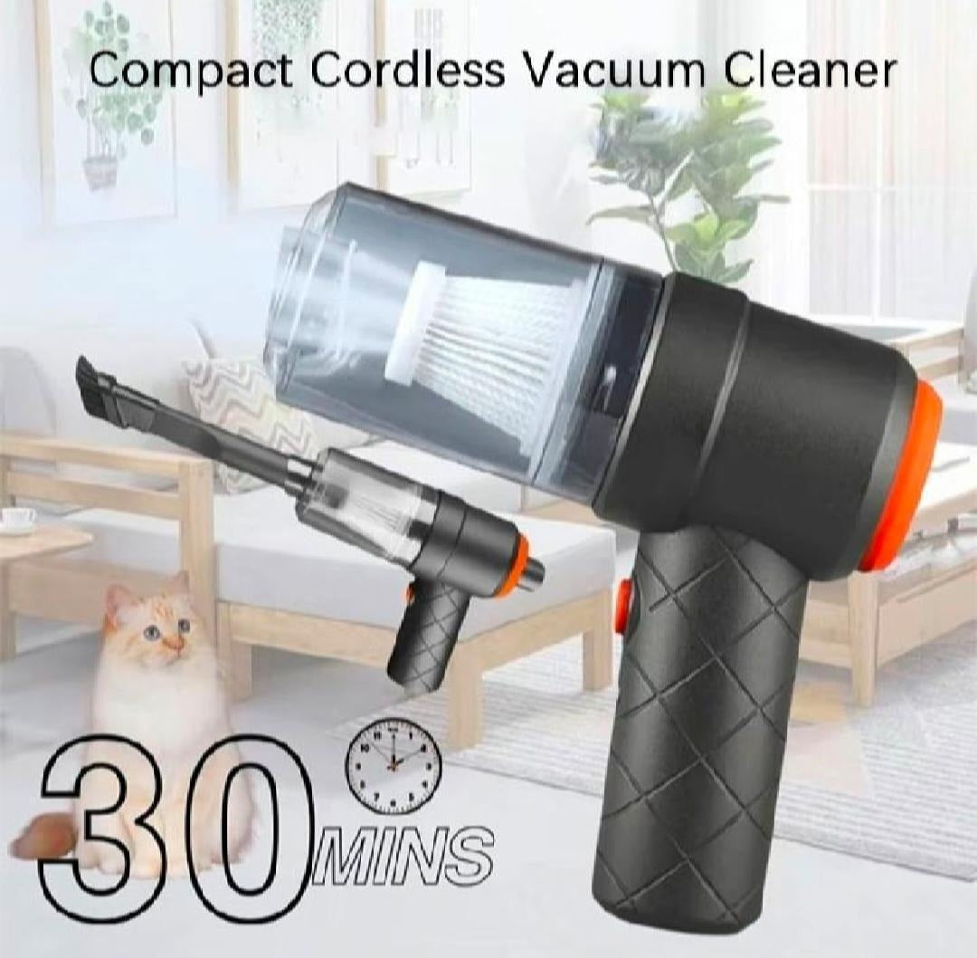 3-in-1 Portable Vacuum Cleaner, Duster & Air Blower | Wireless Handheld Cleaning for Car & Home