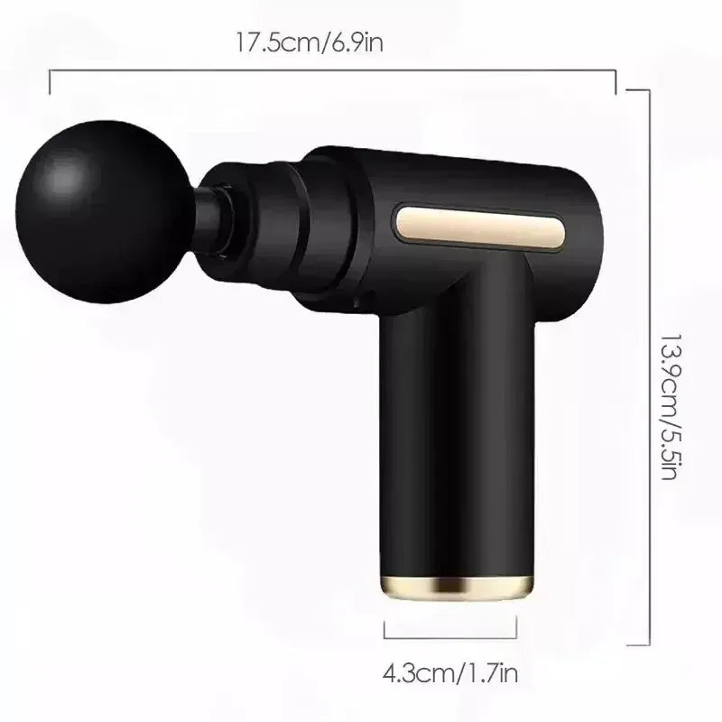 Portable Deep Tissue Massage Gun | Adjustable Speeds | Lightweight, Quiet & Ergonomic